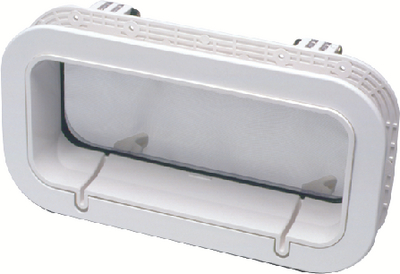 BECKSON MARINE PO512DWC20 PORT OPENING WHT/CLR 5 X 12IN