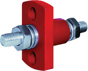 BLUE SEA SYSTEMS 2202-BSS TERMINAL FEED THRU 5/16 SM RED