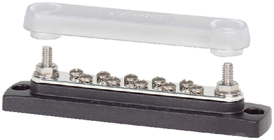 BLUE SEA SYSTEMS 2300 BUSBAR PLUS 10 GANG COMM W/COV