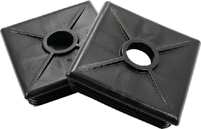 CAMCO RV 40303 4IN BUMPER CAPS-BLK (2PER CARD