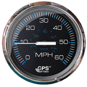 FARIA INSTRUMENTS F33749 CHES S/S BLK GPS SPEEDO 60 MPH