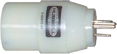 HUBBELL HBL31CM28 ADAPTER 30A TWIST/15A STR.