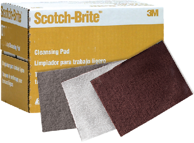 3M 07447 SCOTCH BRITE PADS MED (20/BX)