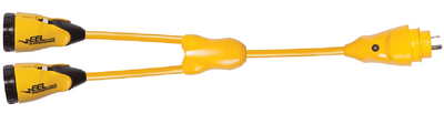 AFI/MARINCO/GUEST/NICRO/BEP Y30-2-30 EEL YADAP 30A MALE/ 2-30A FEM