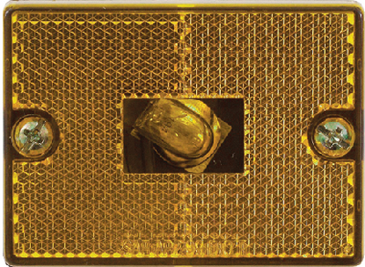 OPTRONICS MC36ABP CLRNCE MRKR SQ AMBER STD MNT