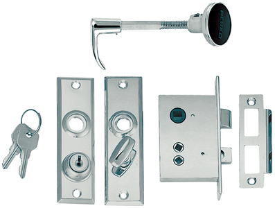 PERKO 0927DP0CHR MORTISE LOCK SET W/BOLT