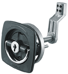 PERKO 0931DP2BLK 2-1/2X2-1/2 BLACK FLUSH LOCK