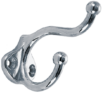 PERKO 0975DP2CHR HOOK COAT 3IN CHROME