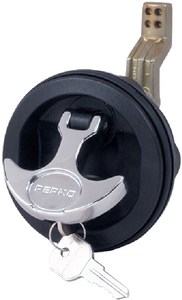 PERKO 1091DP1BLK T HANDLE FLUSH LOCK-BLACK