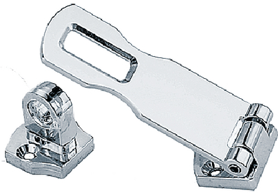 PERKO 1194DP0CHR 3 C/P ZINC SWIVEL EYE HASP
