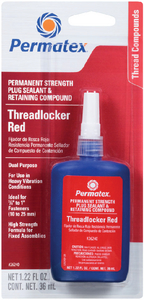 PERMATEX 26240 RED PERMANENT THREADLOCK 36ML