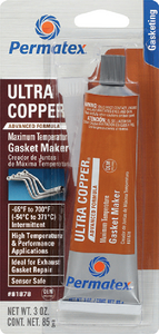 PERMATEX 81878 3 OZ. ULTRA COPPER SILICONE ZZ
