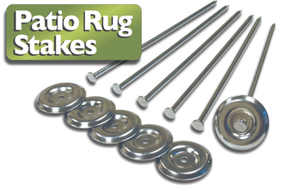 PREST-O-FIT 2-2001 PATIO RUG STAKES 6PK