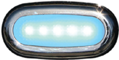 SCANDVIK 41362P 5 LED COURT LIGHT SF SS BLUE