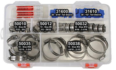 SCANDVIK 50105 BREEZE HOSE CLAMP ASSORTMENT