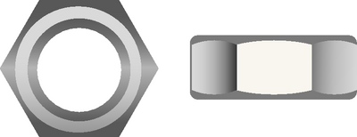 SEACHOICE SC1307 10-24 HX NUT SS 100/BG