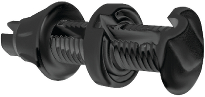 SEACHOICE 17901 CABLE THRU-HULL FITTING-BLACK