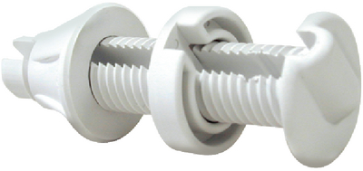 SEACHOICE 17921 CABLE THRU-HULL FITTING-WHITE