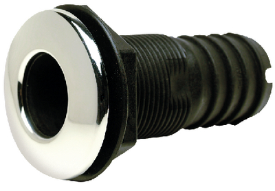 SEACHOICE 50-18461 1 1/8" SS THRU-HULL STRAIGHT