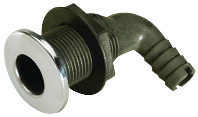 SEACHOICE 50-18581 THRU HULL W/SS COVER-1 1/2" 90