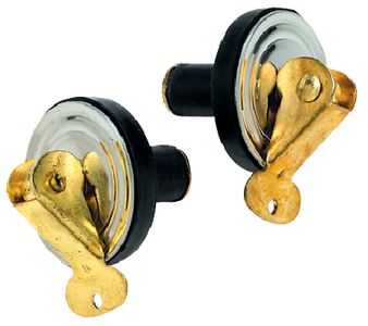 SEACHOICE 18951 BAITWELL PLUG-5/8 -BRASS 2/PK