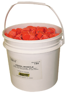 SEACHOICE 46010 WHISTLE-ORANGE PLASTIC-(BULK)