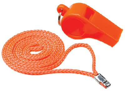 SEACHOICE 46011 WHISTLE-ORANGE PLASTIC