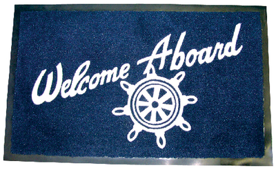 SEACHOICE 78180 WELCOME ABOARD MAT-NAVY