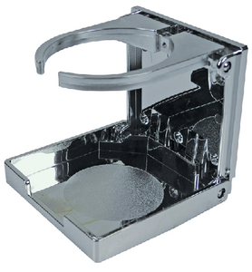 SEACHOICE 50-79411 CHROME ADJUSTABLE DRINK HOLDER