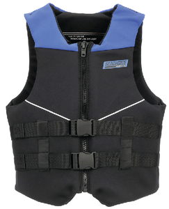 SEACHOICE 50-86589 NEOPRENE VEST BLU/BLK ADLT 2XL