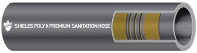 SHIELDS HOSE 16-105-1004 SANITATION HOSE 1IN X 12-1/2IN