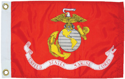 TAYLOR 5623 FLAG US MARINES 12X18